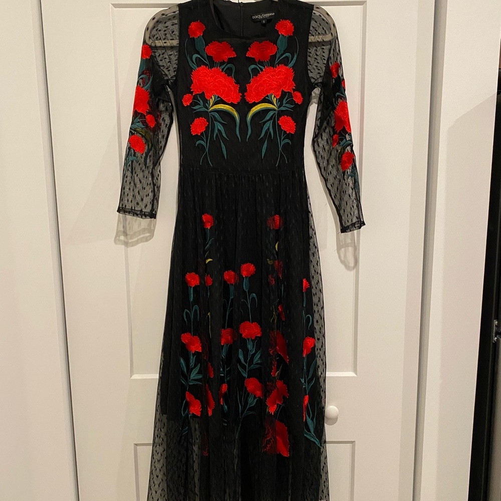 Dolce Gabbana Black Dress